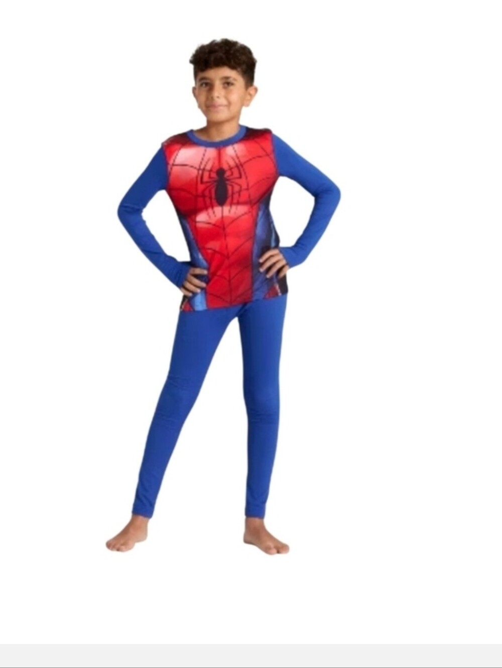 Cuddl Duds Red and Blue Spider Hero Two-Piece Set